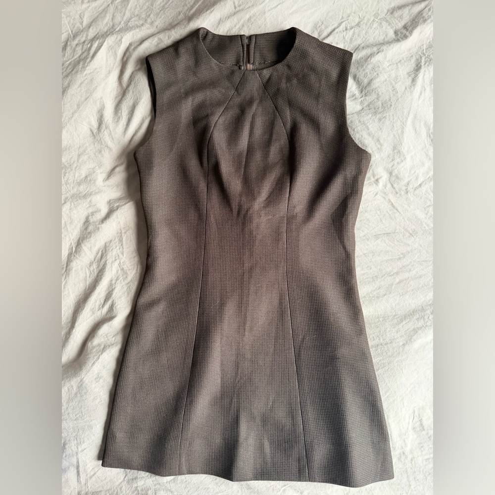 Brown Vintage Handmade Mini Dress